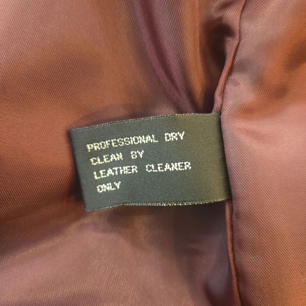 VTG 90s Burgundy Rabbit Fur Retro Pea Coat Womens XS - Picture 9 of 9